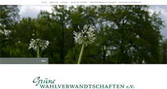 Desktop Screenshot of gruene-wahlverwandtschaften.de